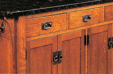 Prairie Style Kitchen Cabinets